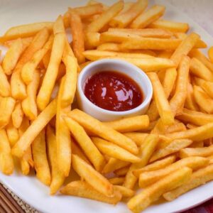 Frites croustillantes dorées
