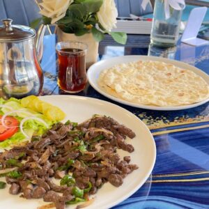 Liver cooked Alexandrian style